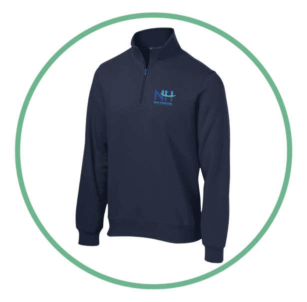 Signature Quarter Zip Pullover 1/4 zip sweatshirt crewneck
